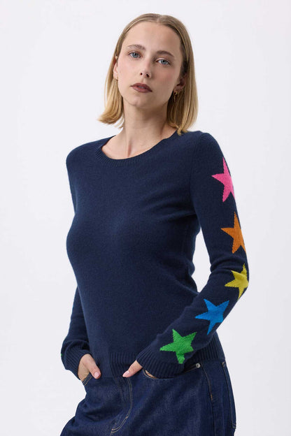 Stella bleu marine multicolor