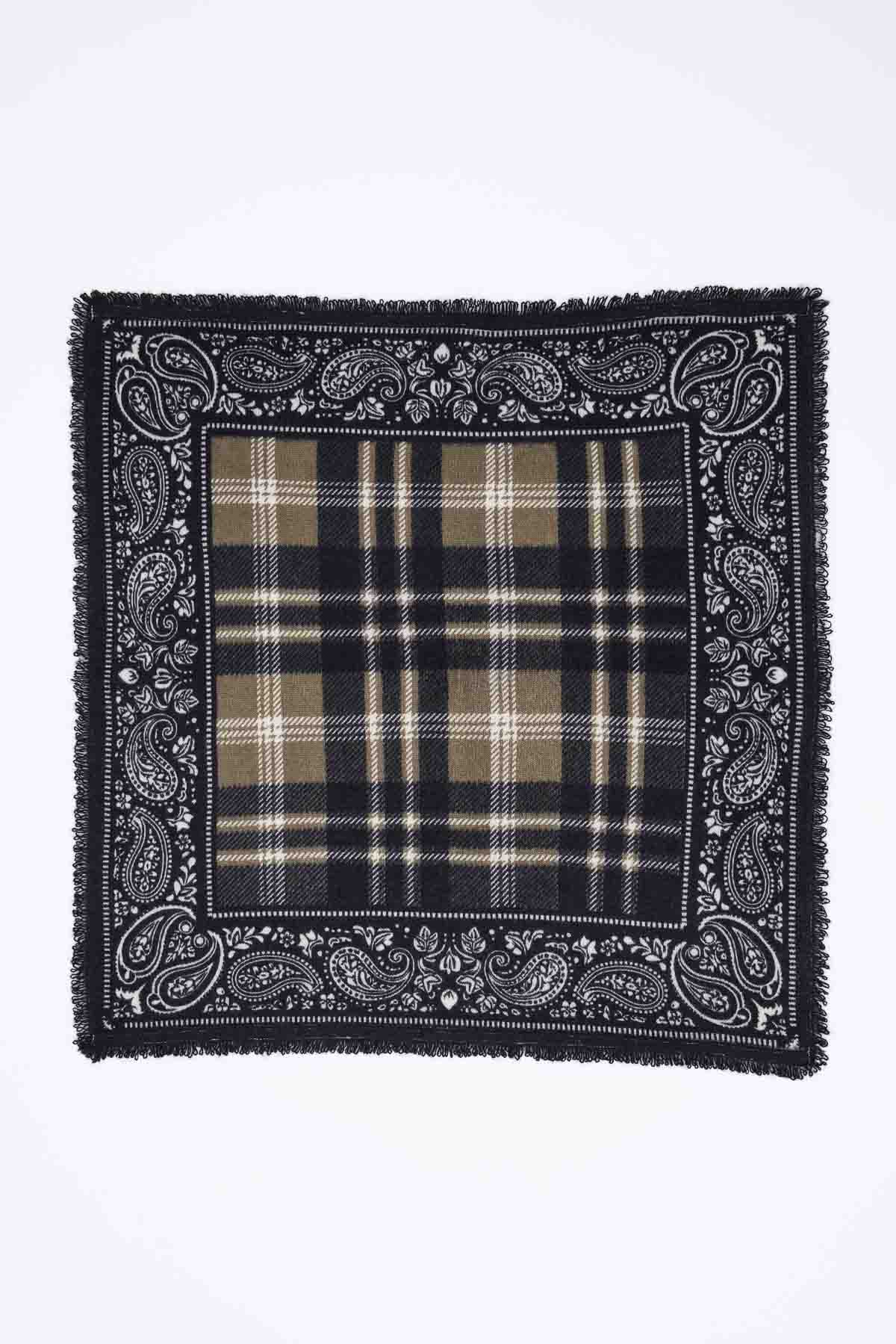 Bandana Tartan vert khaki
