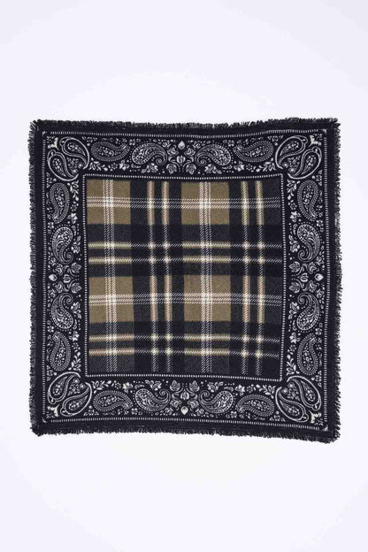 Bandana Tartan vert khaki