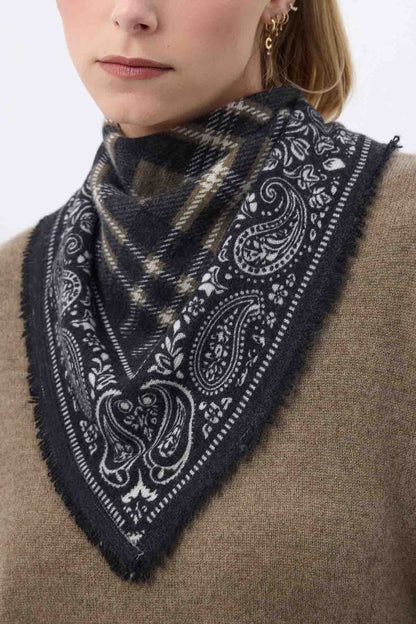 Bandana Tartan vert khaki