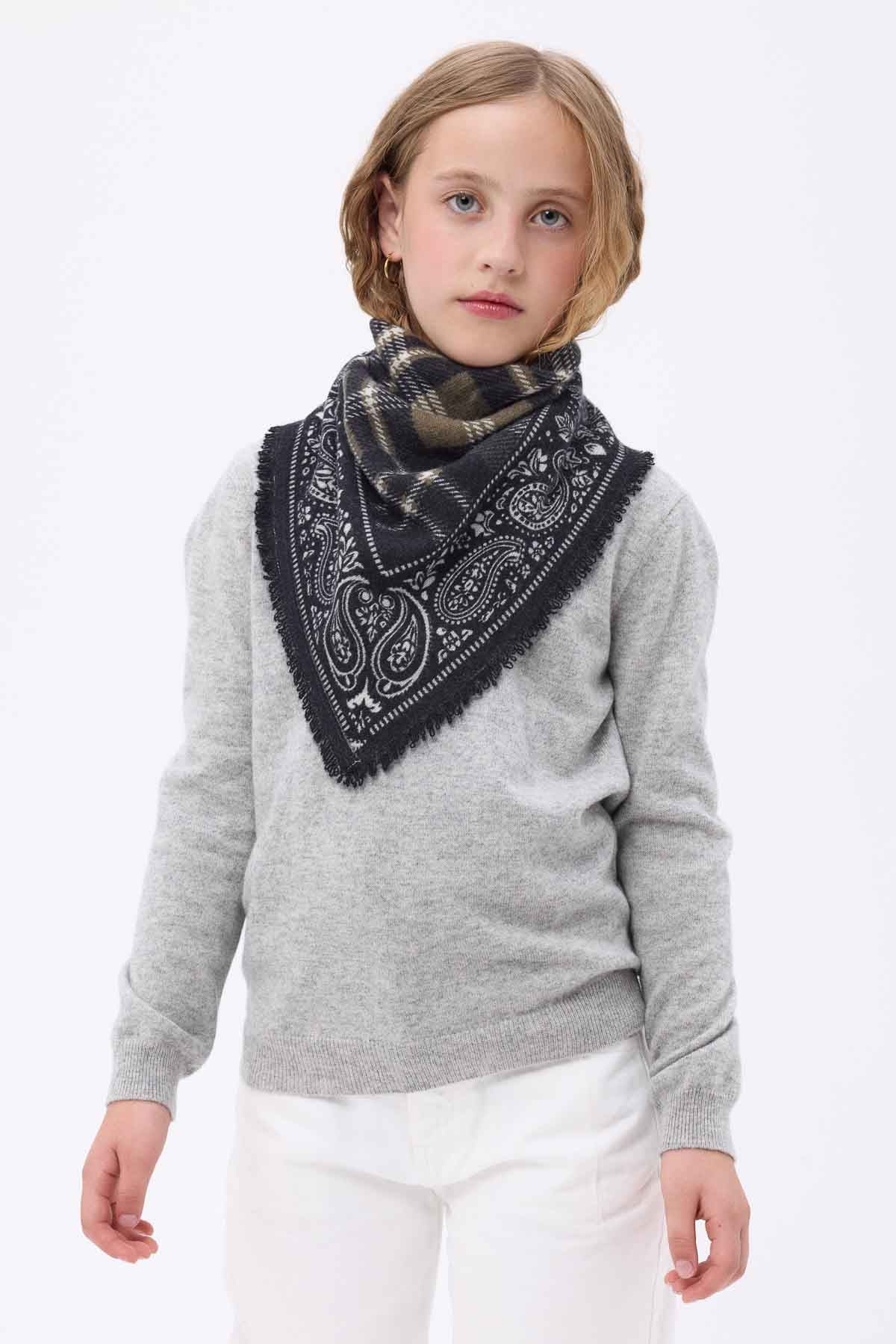 Bandana Tartan vert khaki