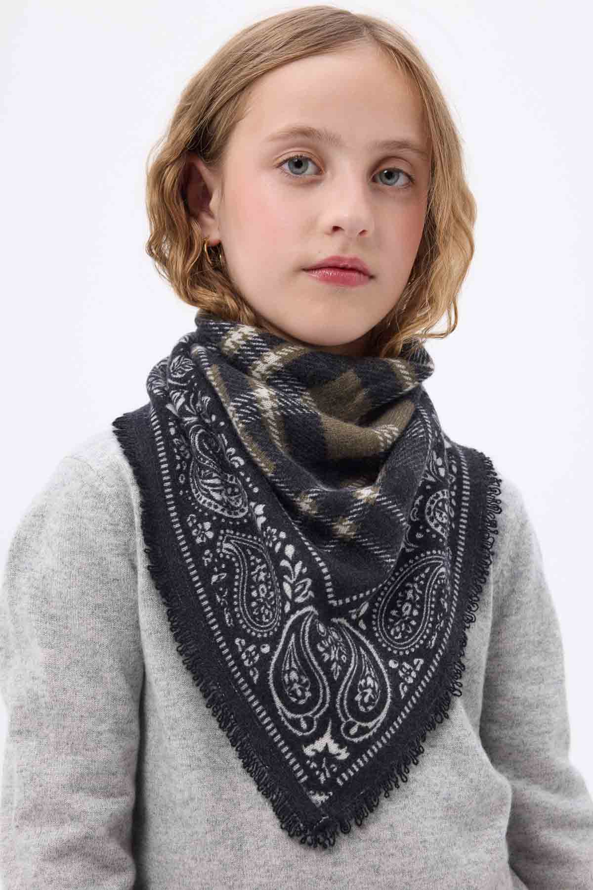 Bandana Tartan vert khaki