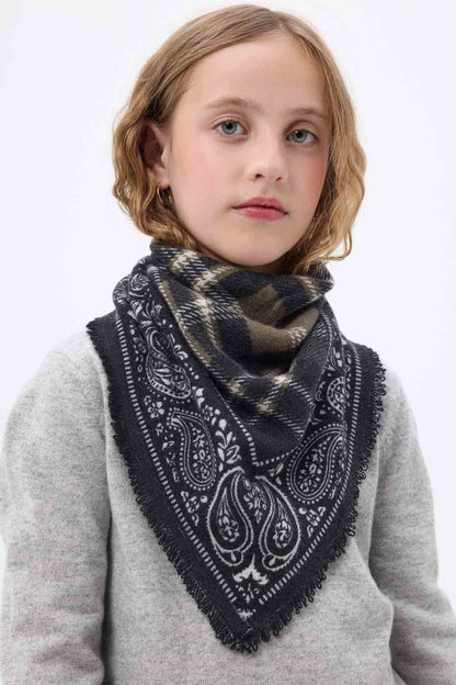 Bandana Tartan vert khaki