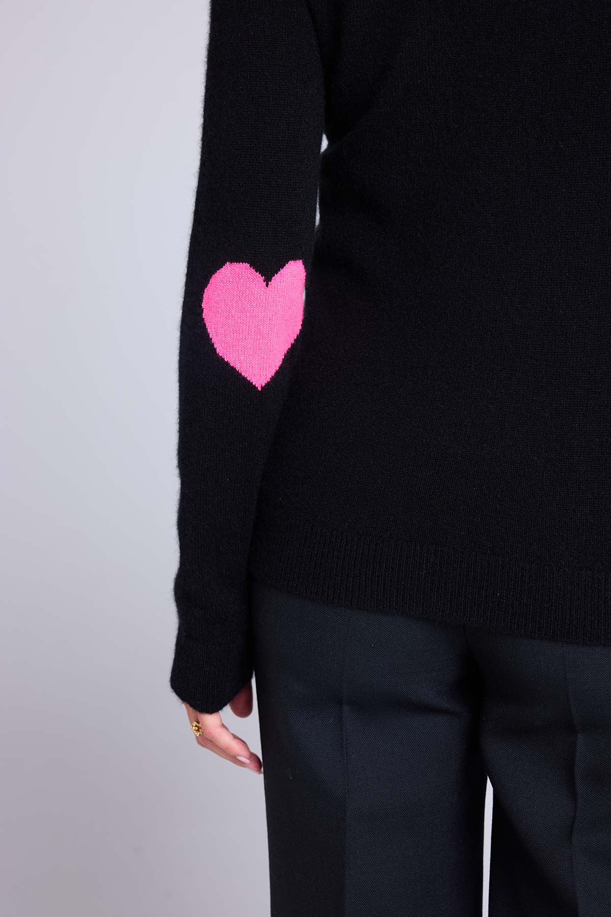Zaime noir rose fluo