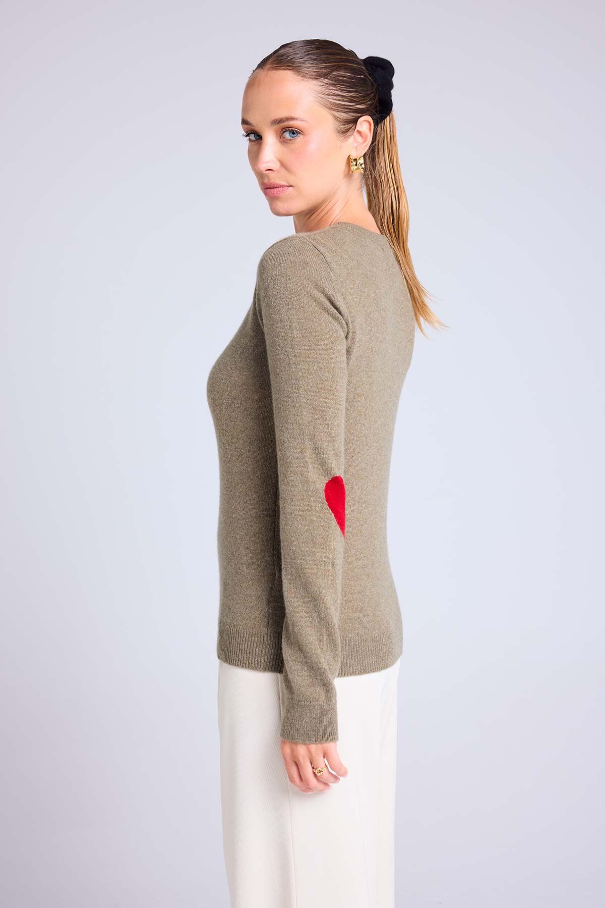 Zaime vert khaki rouge