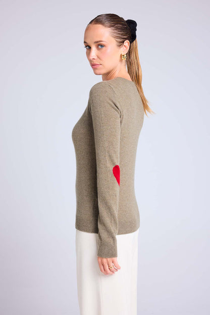 Zaime vert khaki rouge