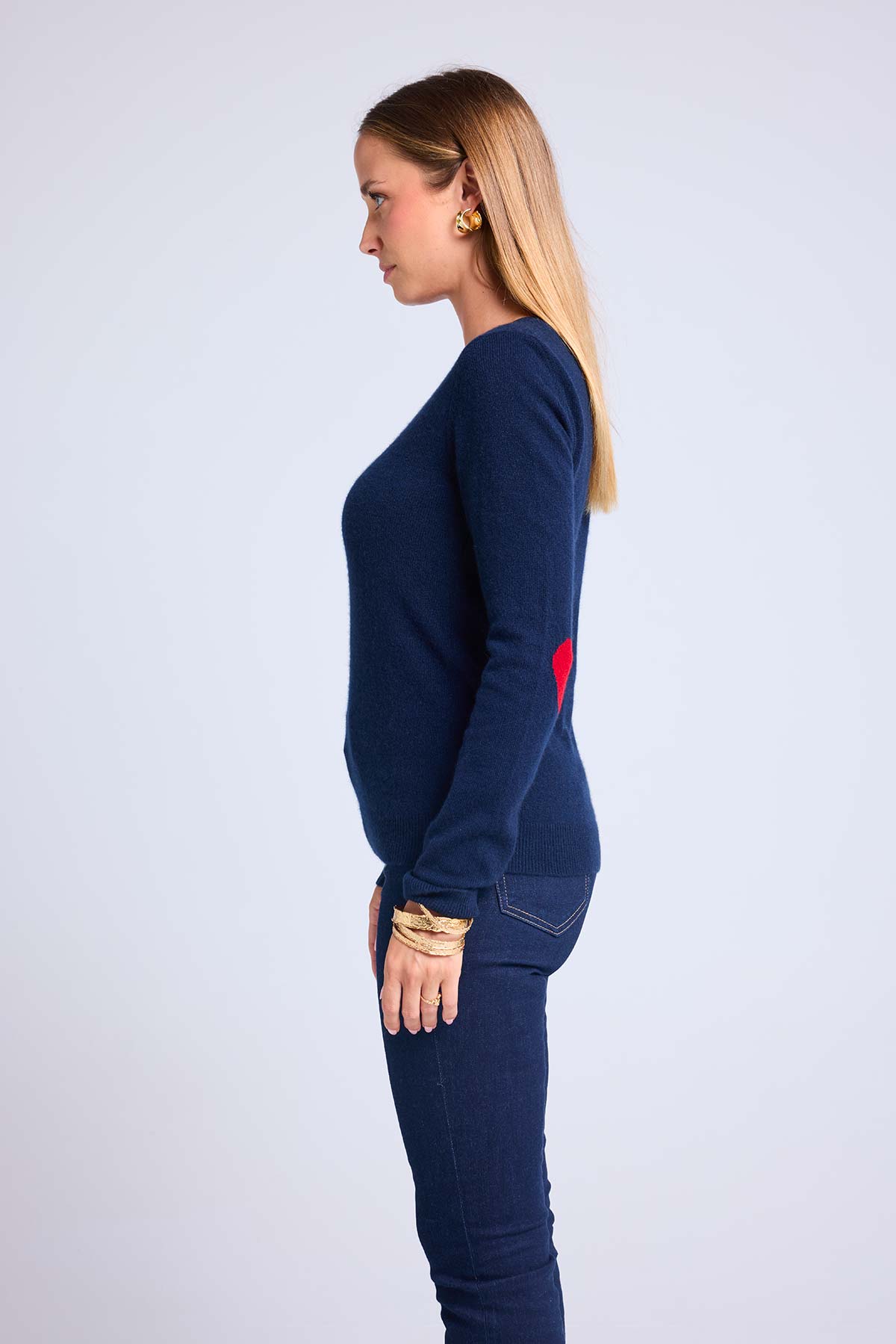 Zaime bleu marine rouge