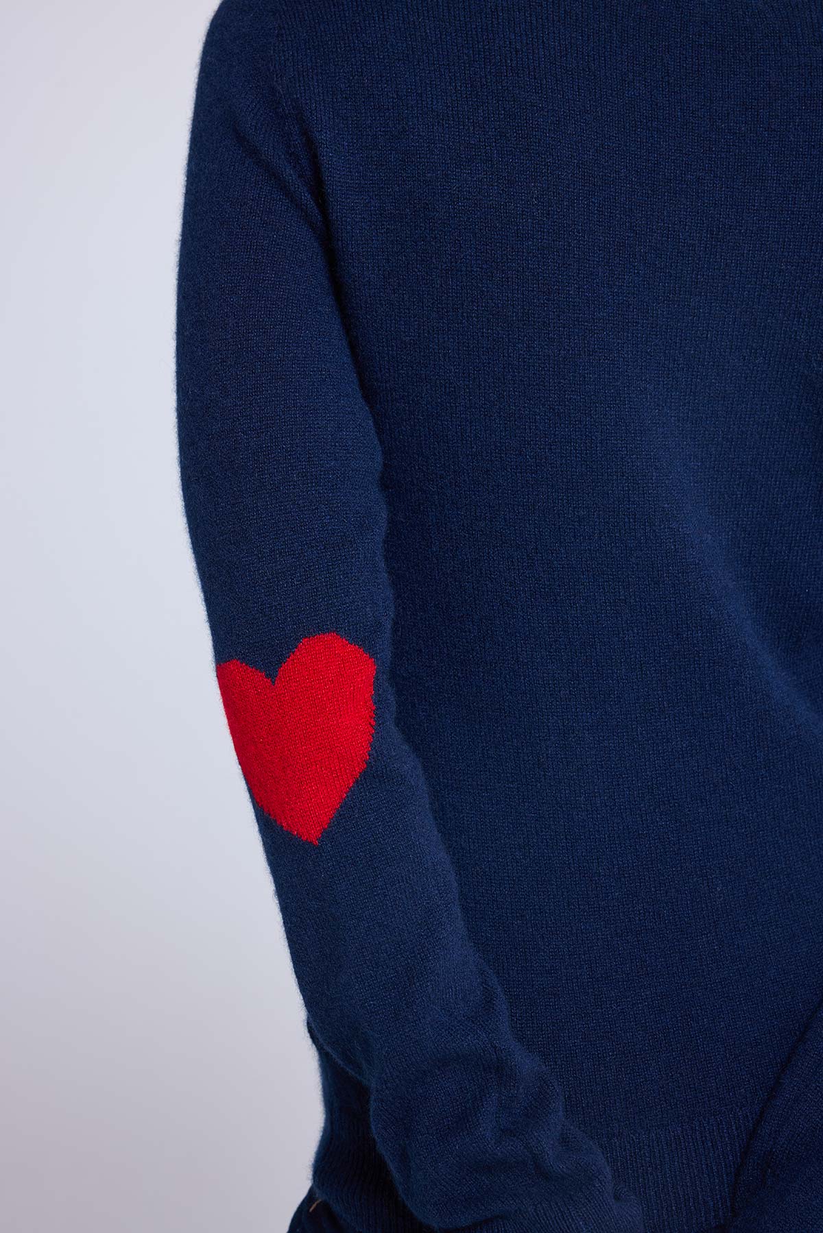 Zaime bleu marine rouge