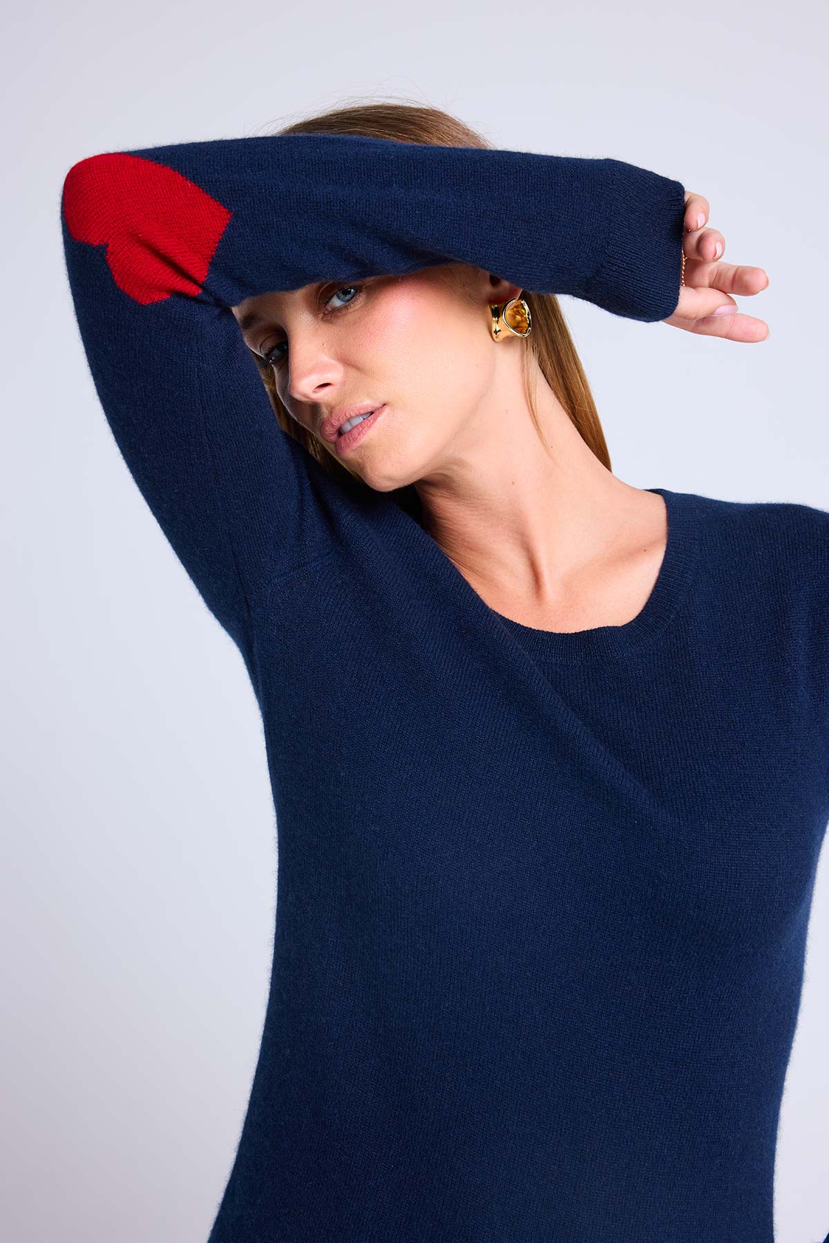 Zaime bleu marine rouge