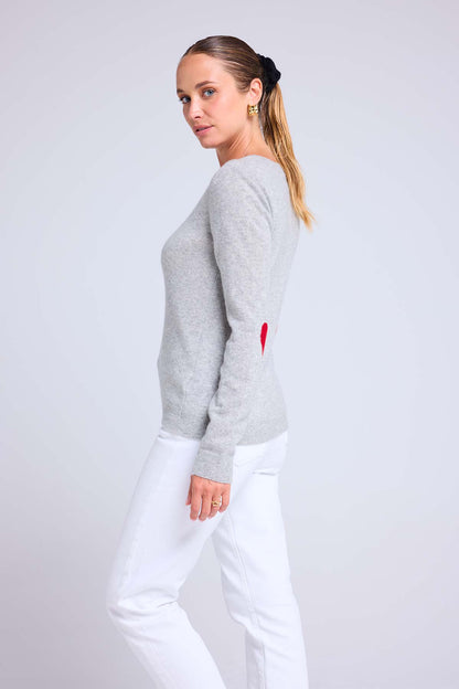 Zaime gris clair rouge
