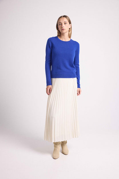 Zaime bleu coeurs blanc