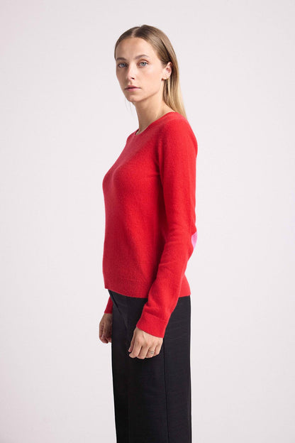 Zaime rouge coeurs rose