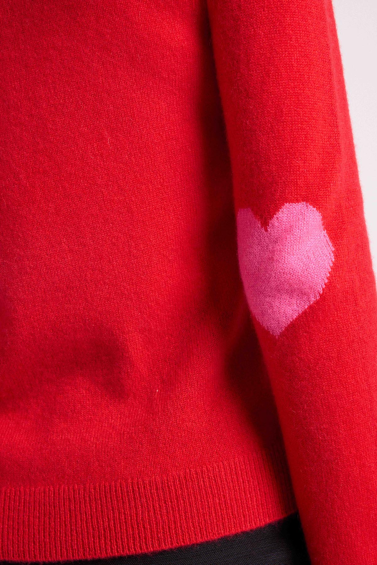 Zaime rouge coeurs rose