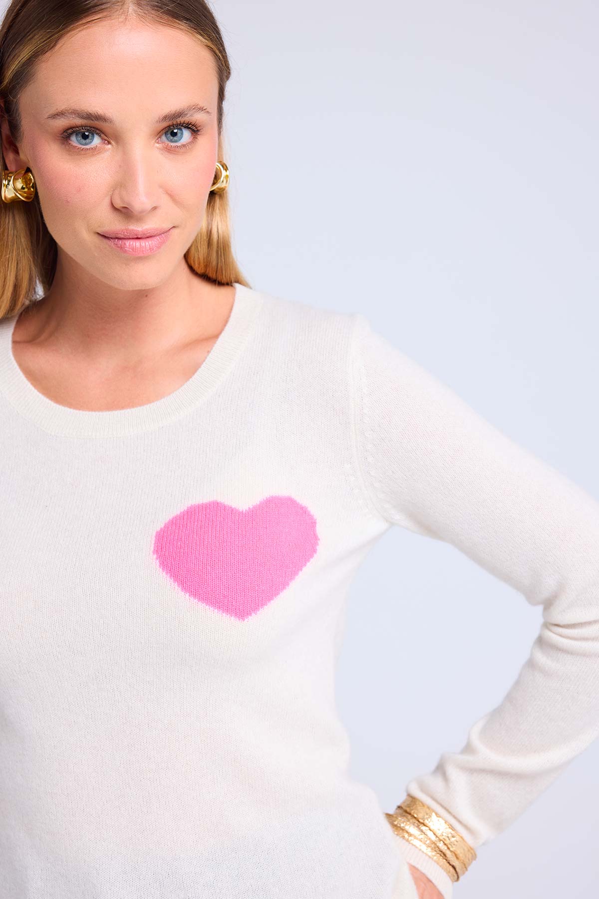 Zaphira blanc coeur rose