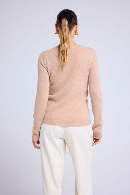 Zaphira beige coeur blanc