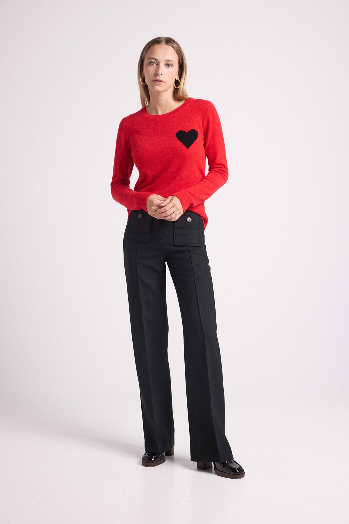 Zaphira rouge coeur noir
