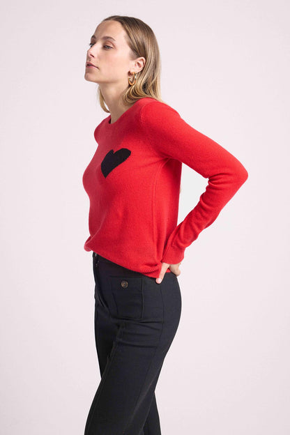 Zaphira rouge coeur noir