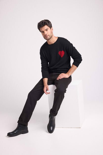 Zemir noir coeur rouge