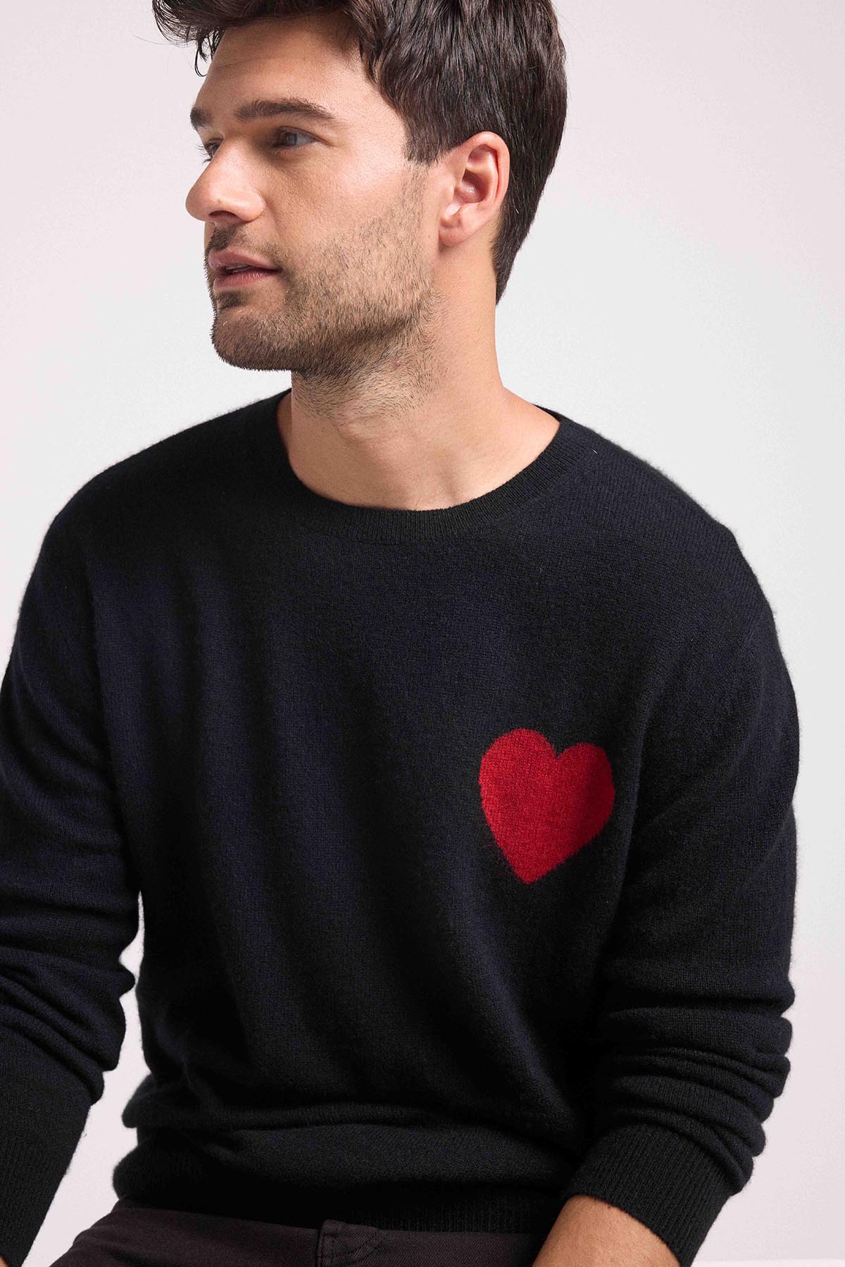 Zemir noir coeur rouge