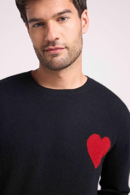 Zemir noir coeur rouge