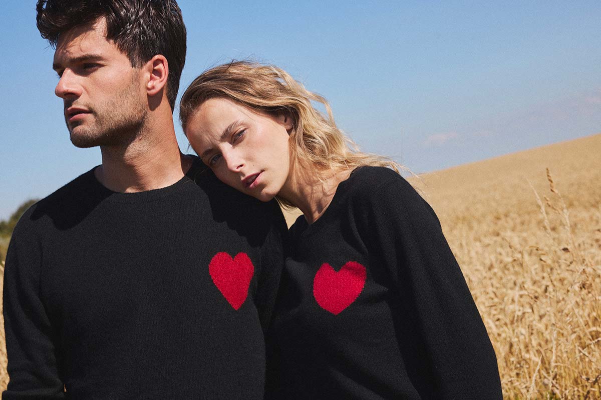 Zemir noir coeur rouge