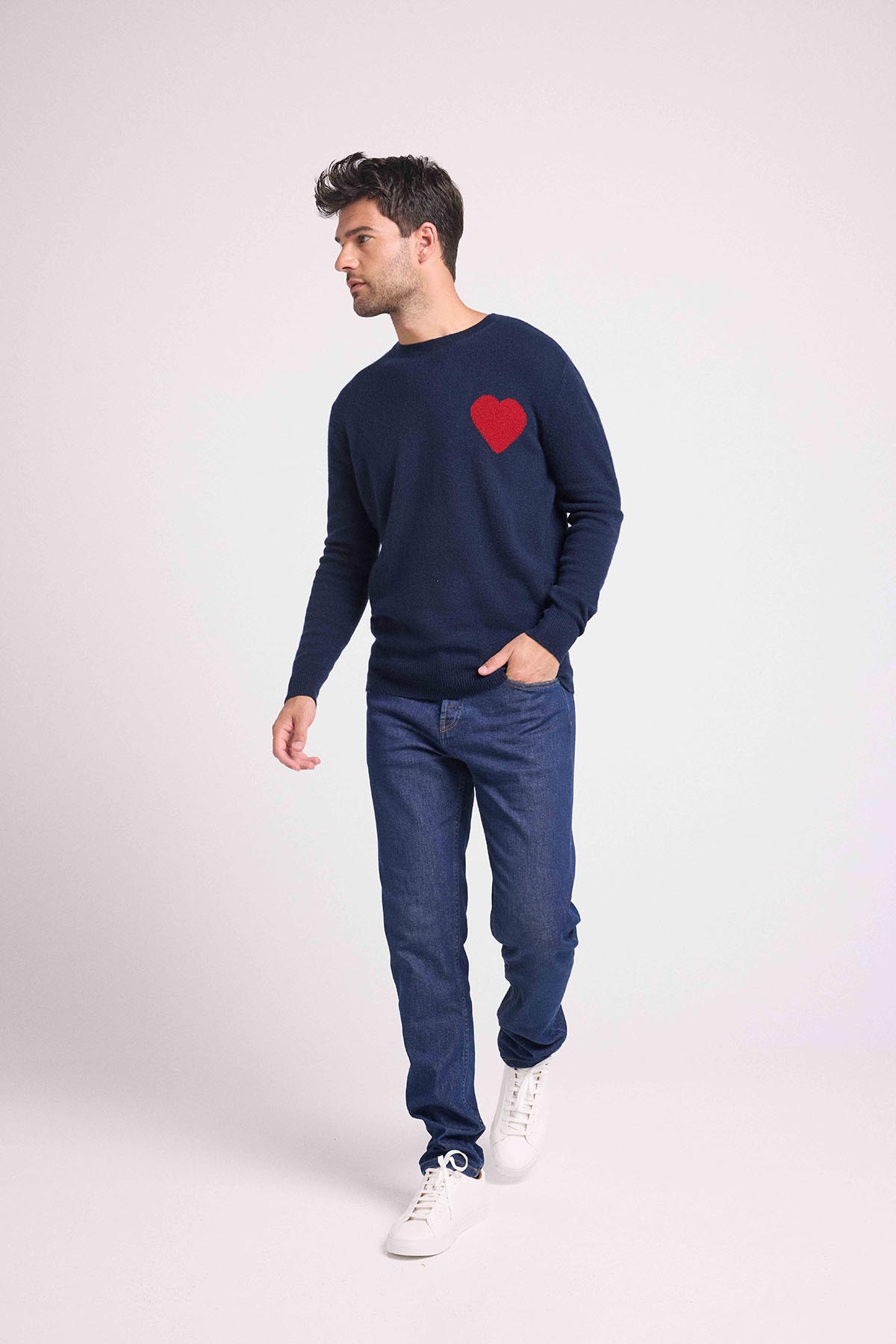 Zemir marine coeur rouge