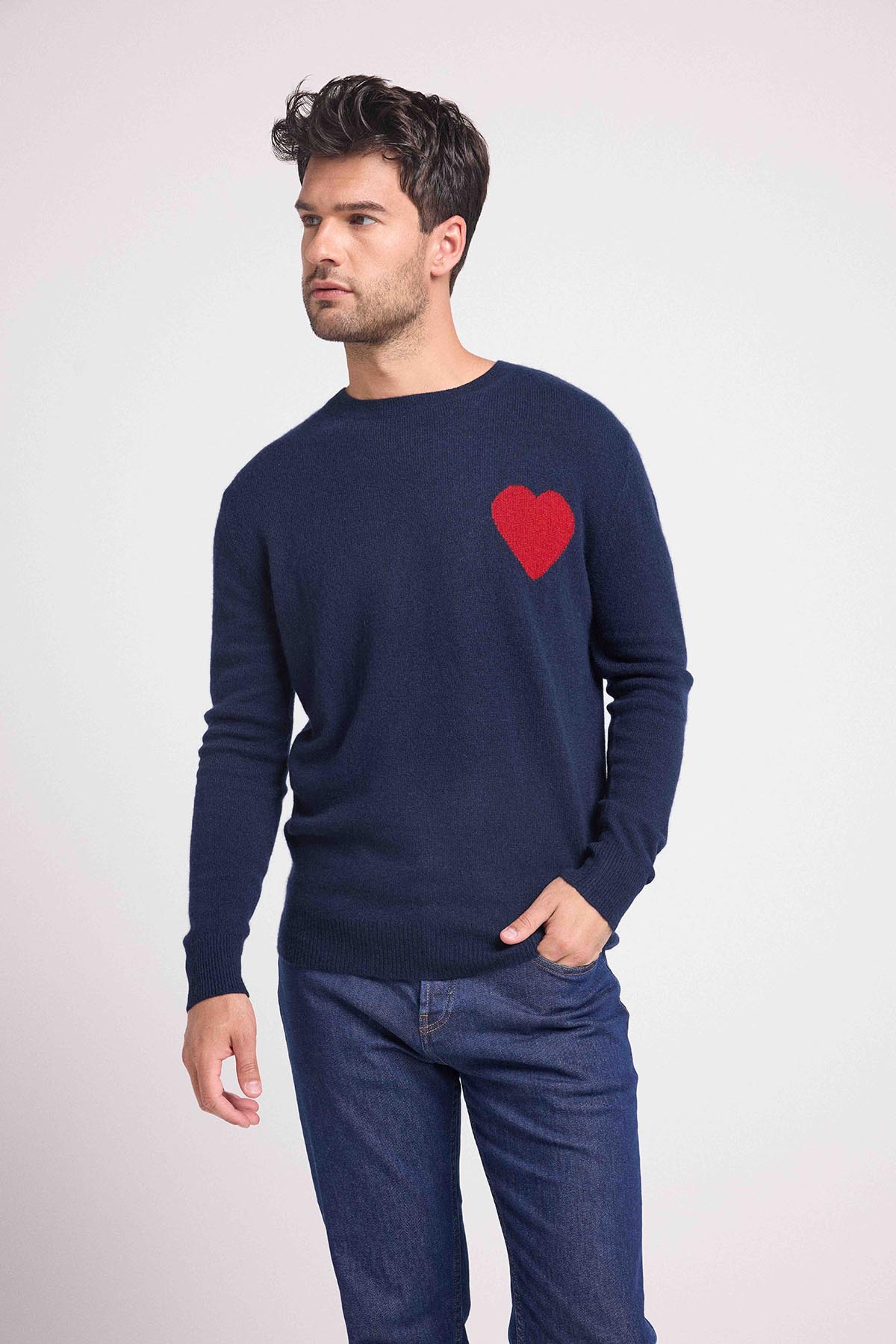 Zemir marine coeur rouge
