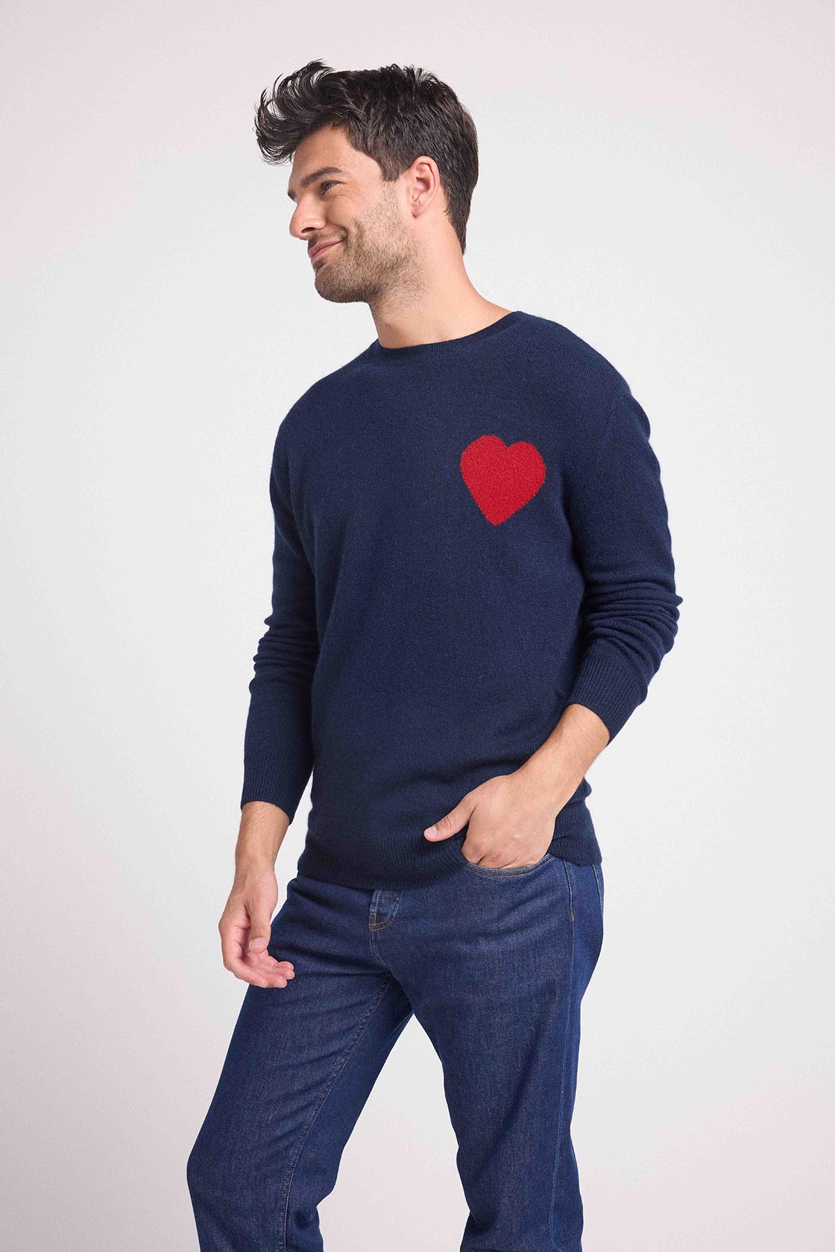 Zemir marine coeur rouge