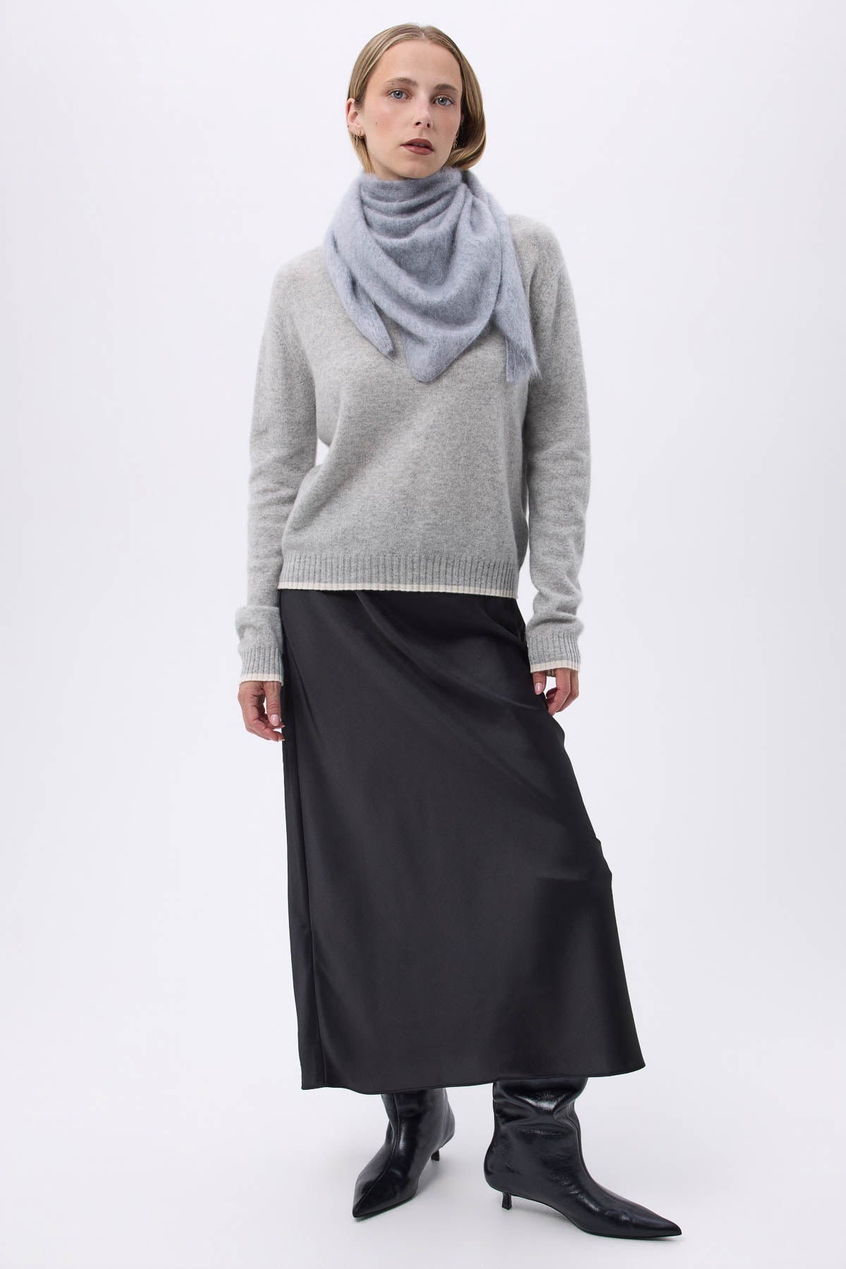 Bandana Zeno gris clair