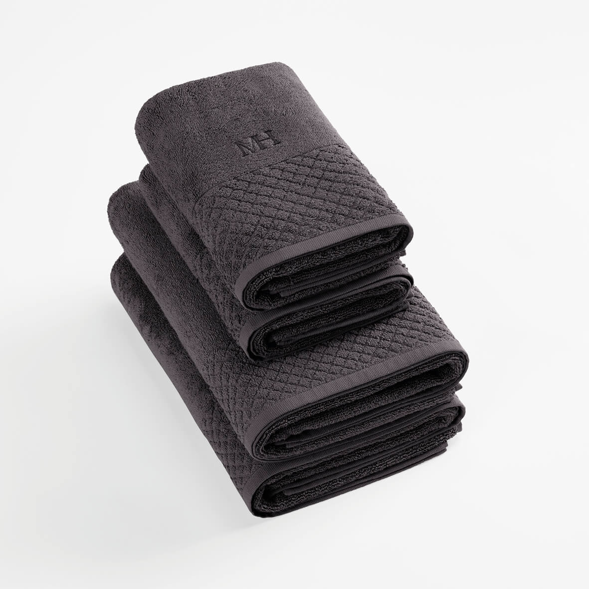 Serviettes De Douche 2 Pcs | Serviettes De Bain Vert 70x140 Cm 360 G/m²
