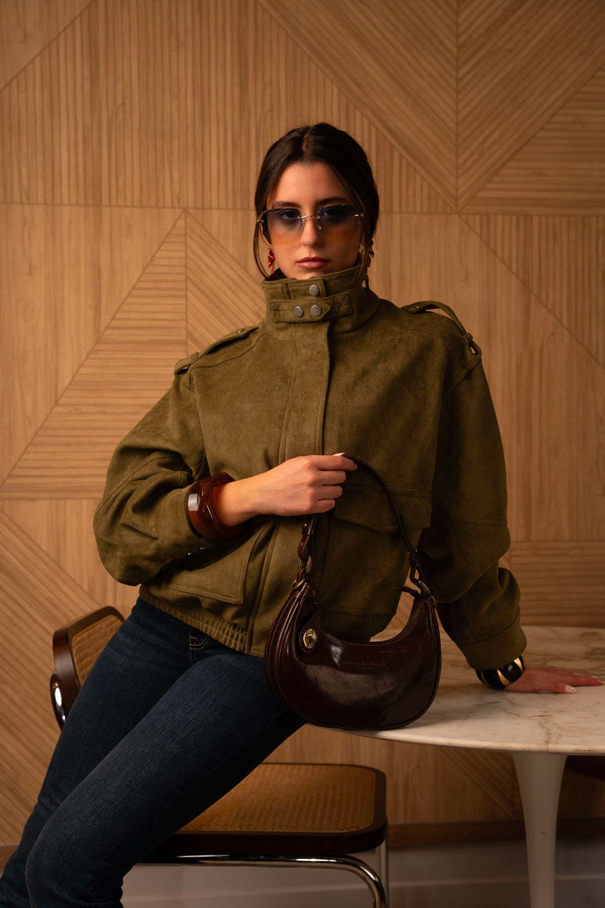 Rhea Camel Fonce