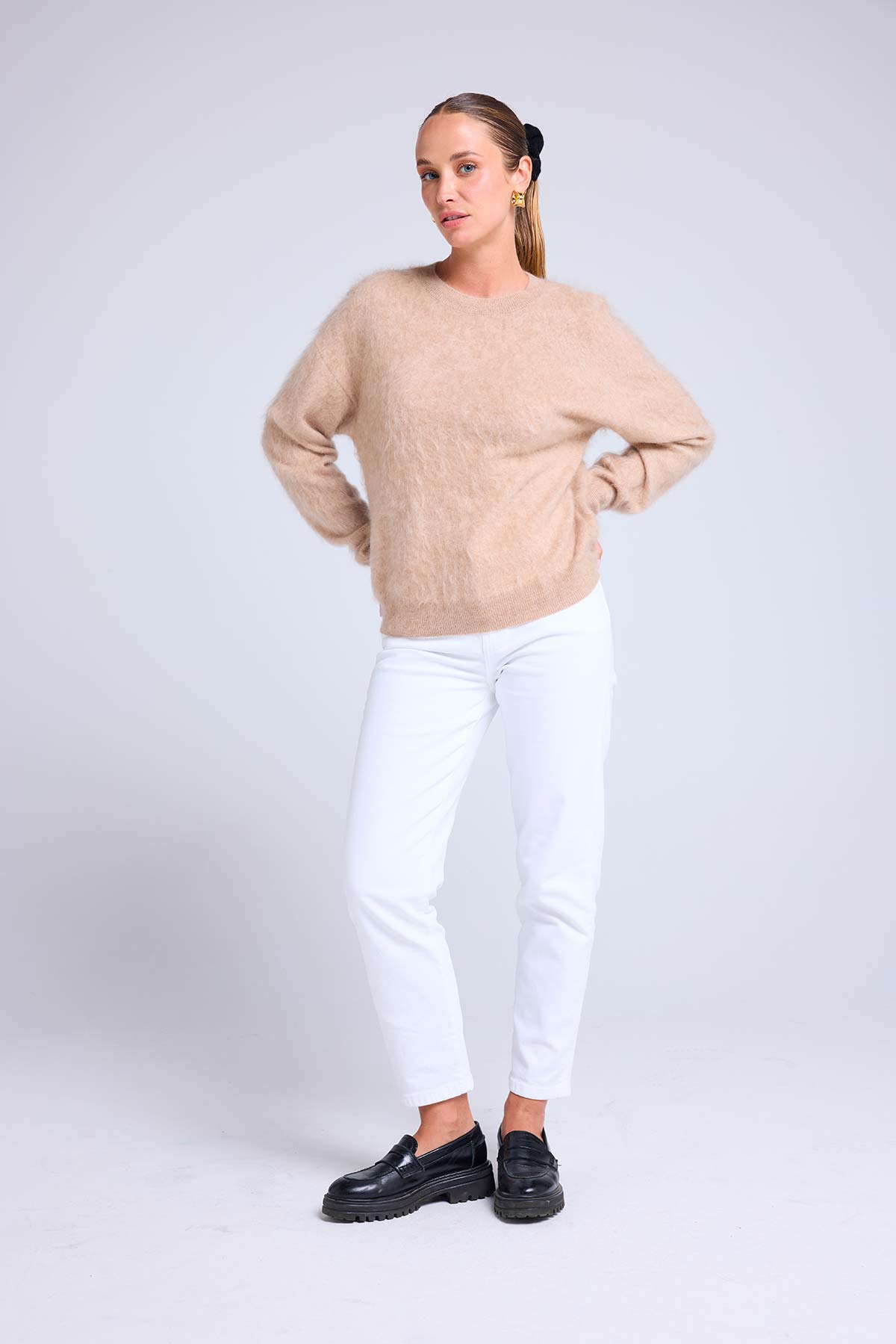 Bruna beige crème