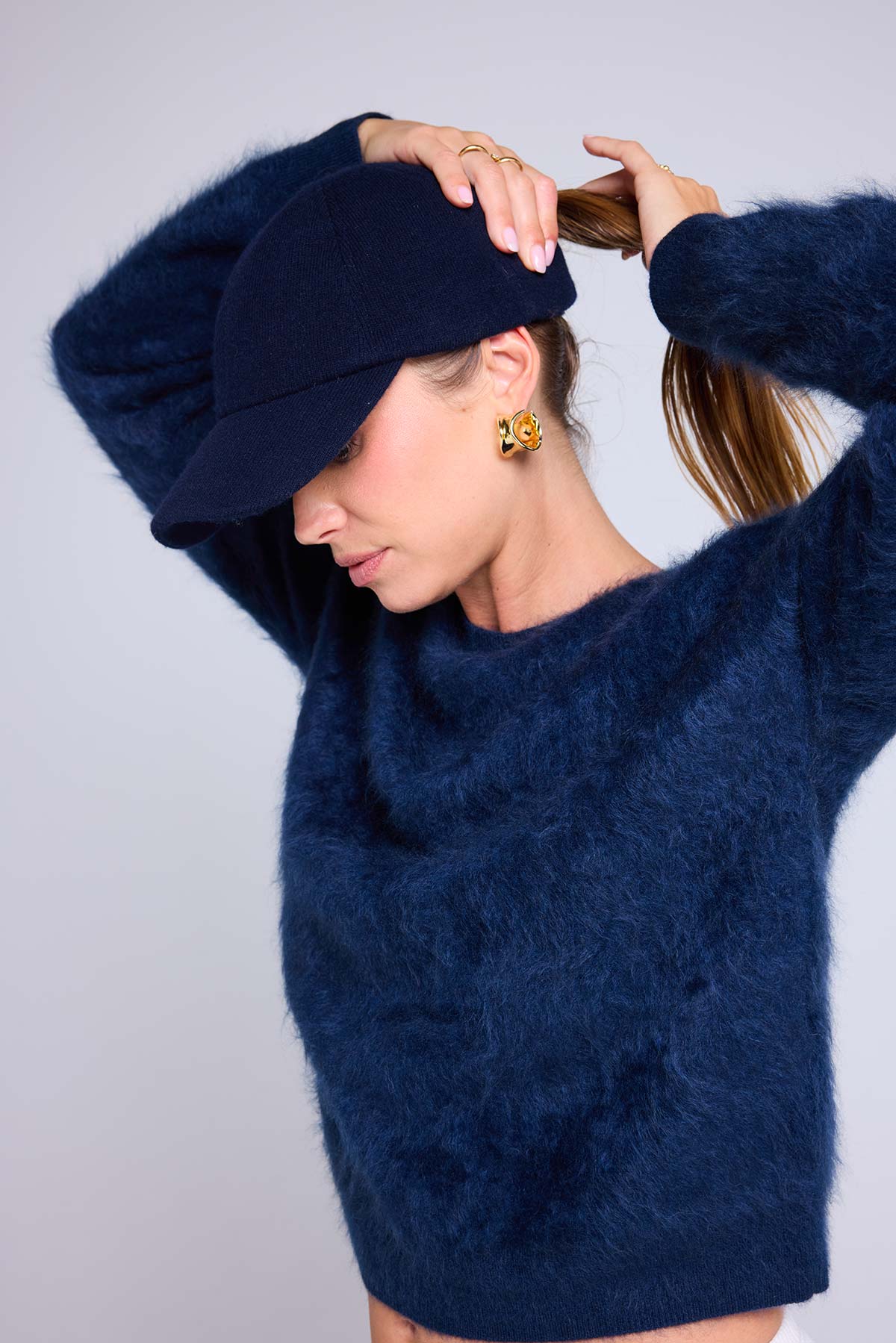 Capcwmh bleu marine