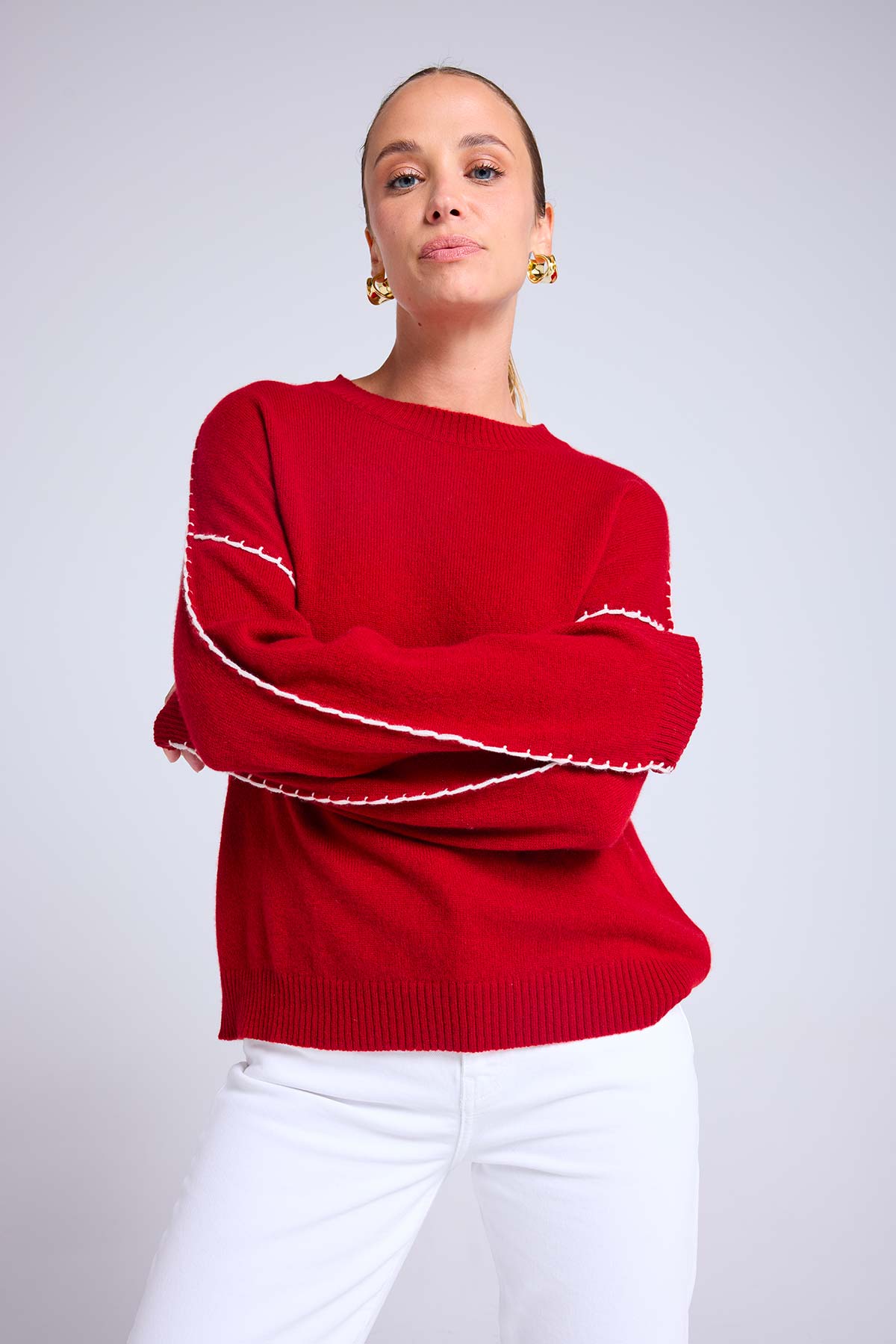 Clarisse rouge bordeaux blanc