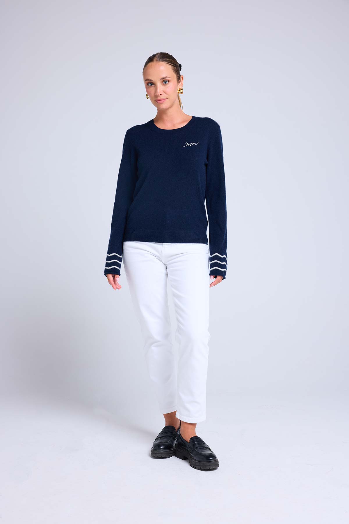 Gaia bleu marine blanc