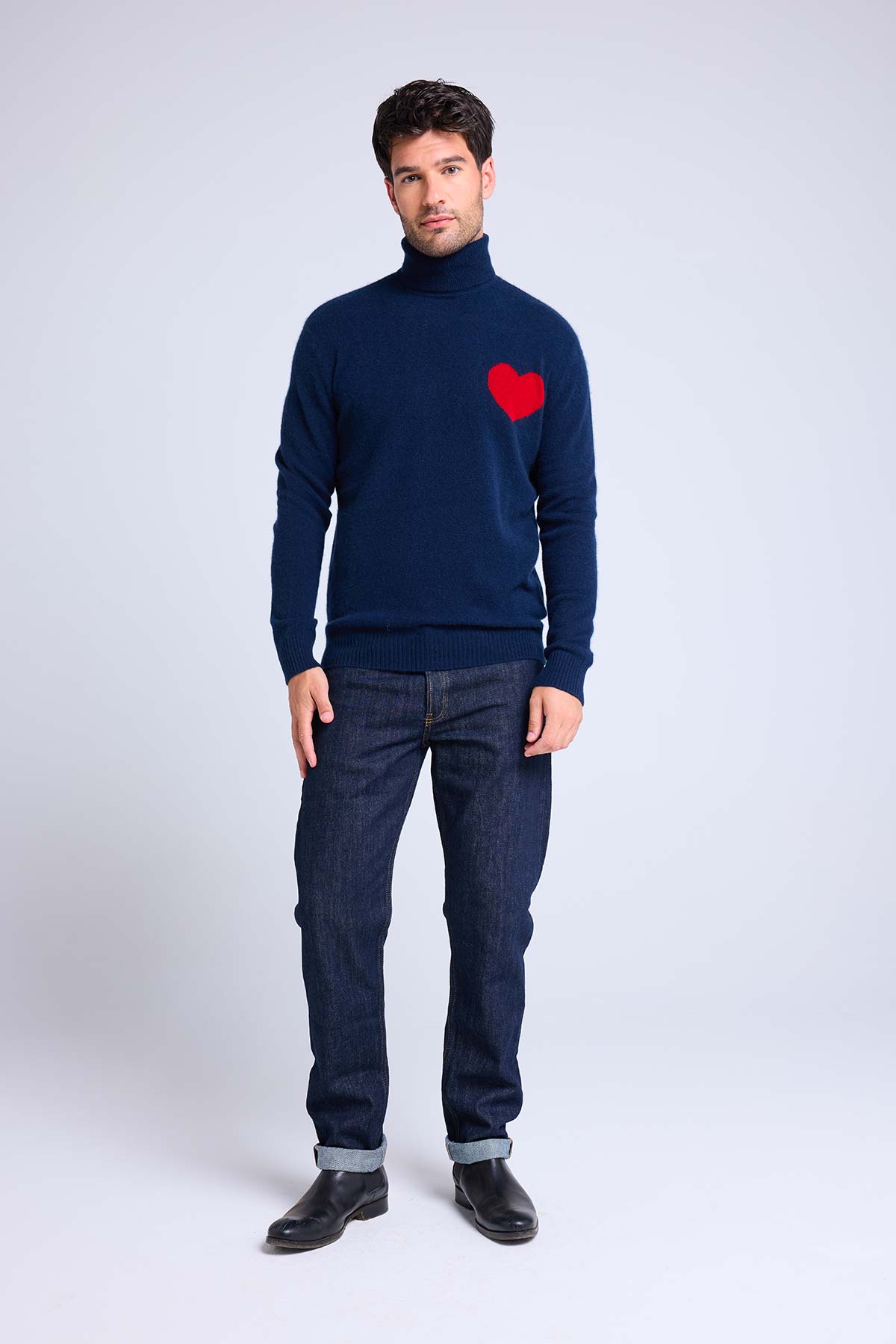 High Love bleu marine rouge