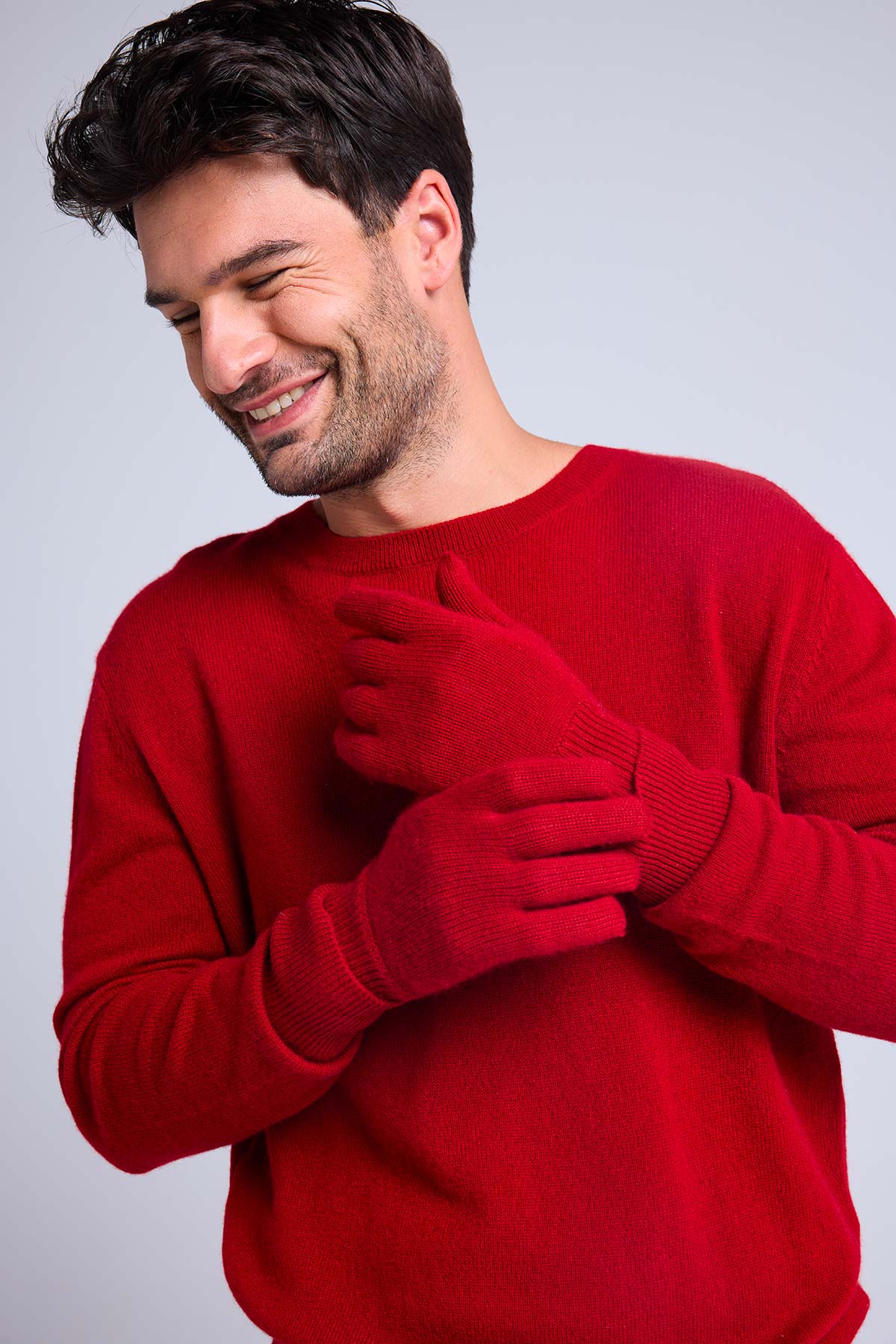 Gants rouge bordeaux – Image 5