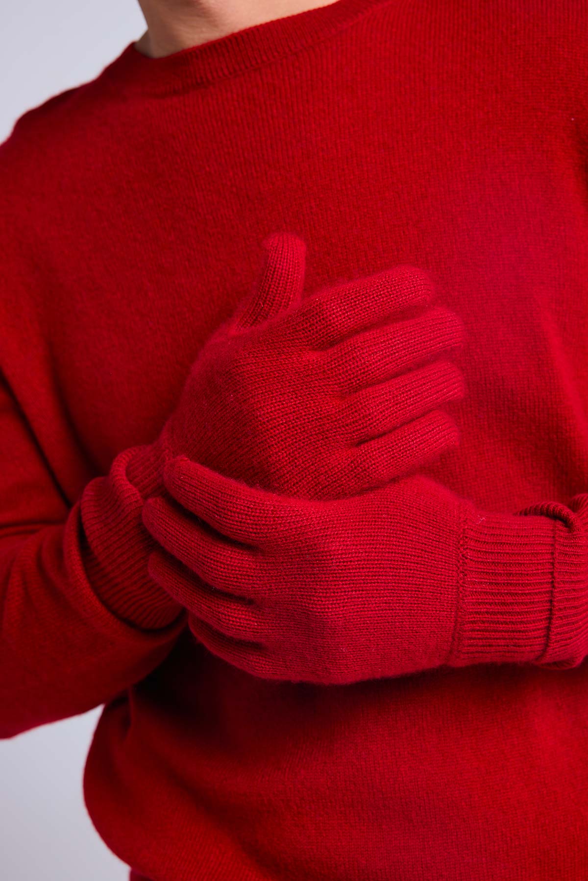 Gants rouge bordeaux – Image 7