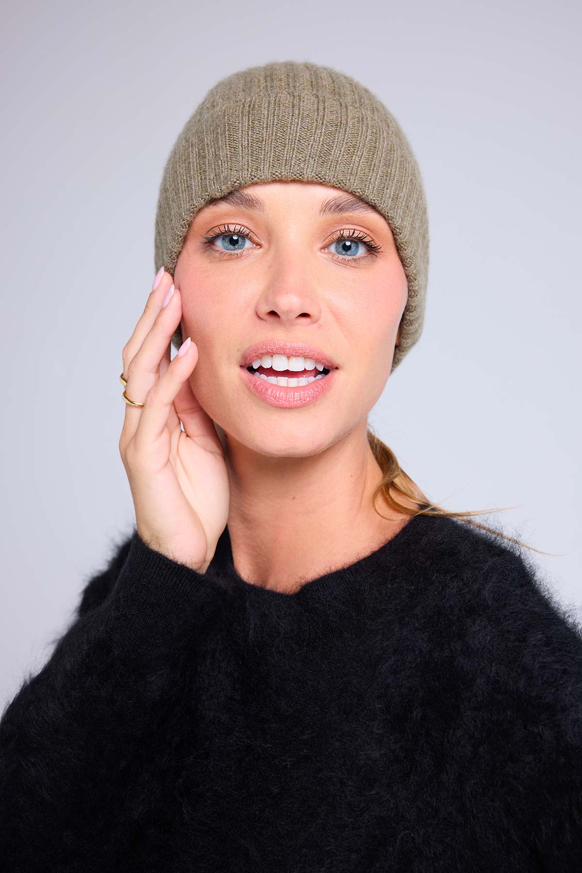 Bonnet vert khaki