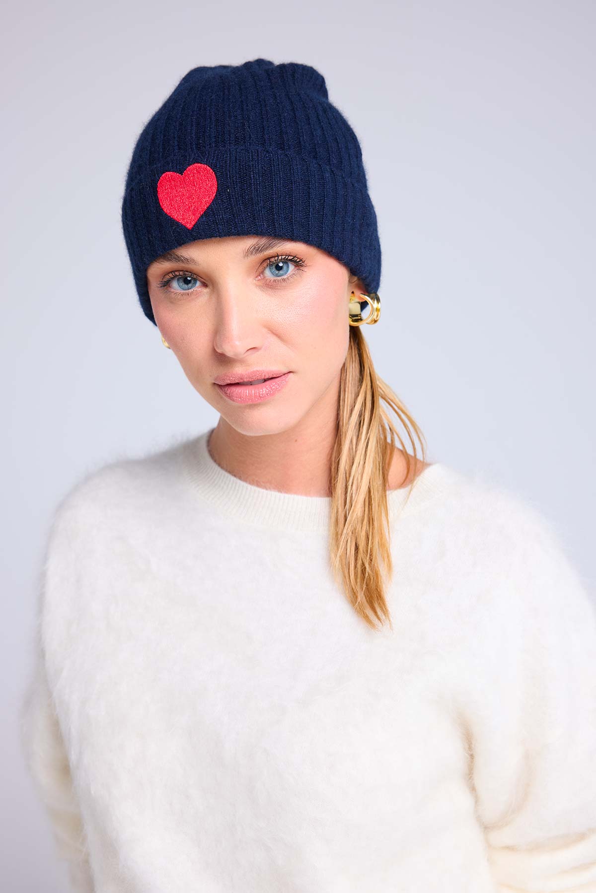 Bonnet marine rouge