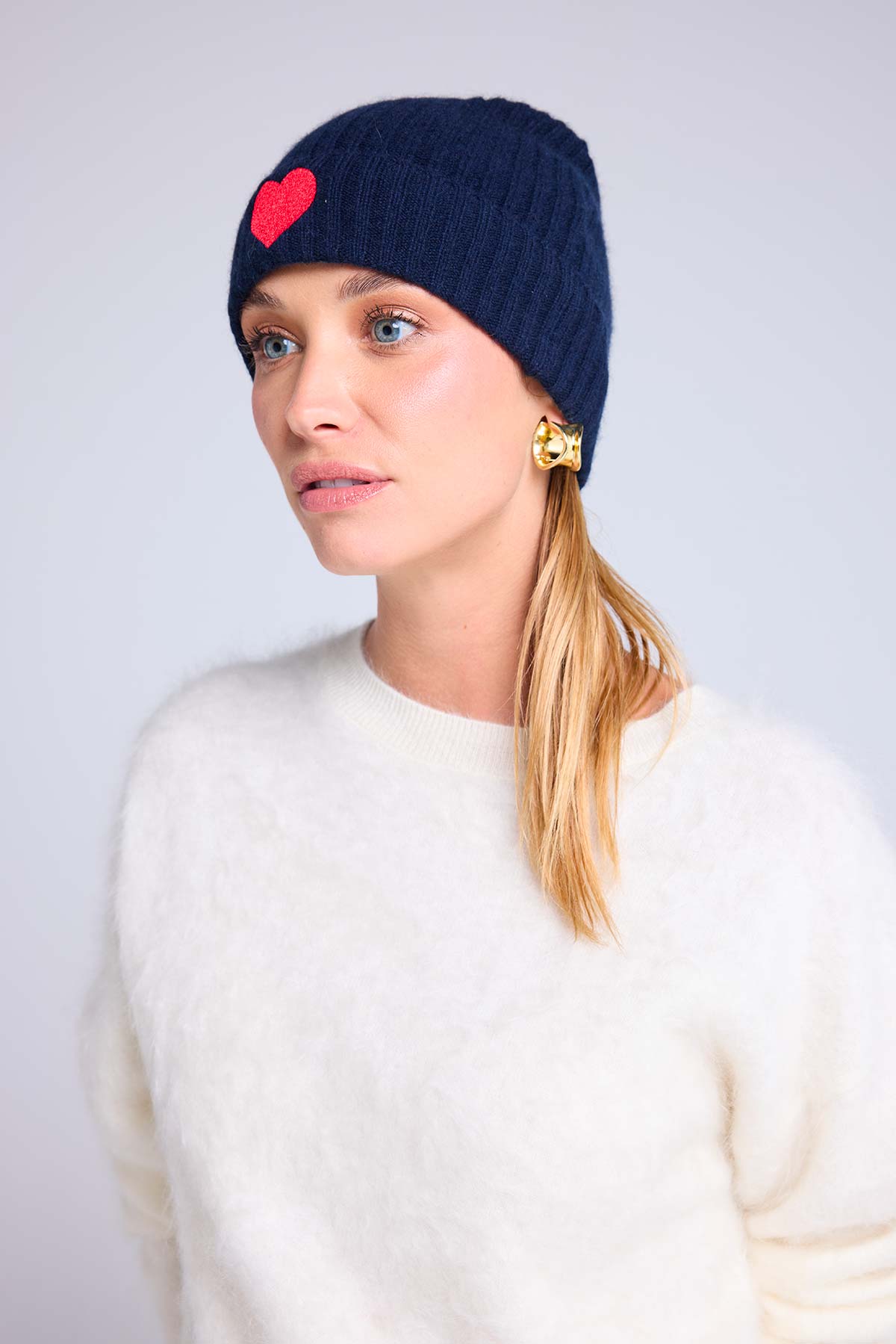 Bonnet marine rouge