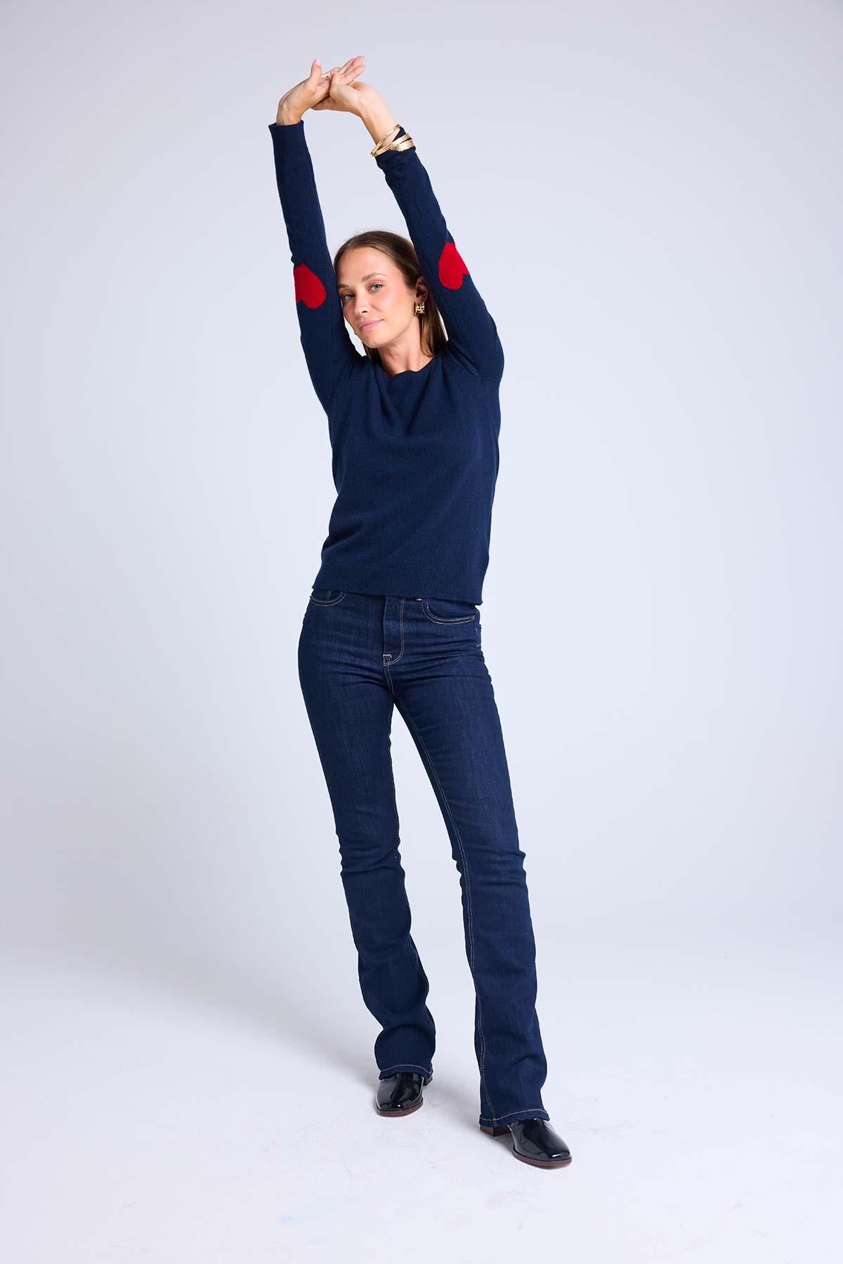 Zaime bleu marine rouge