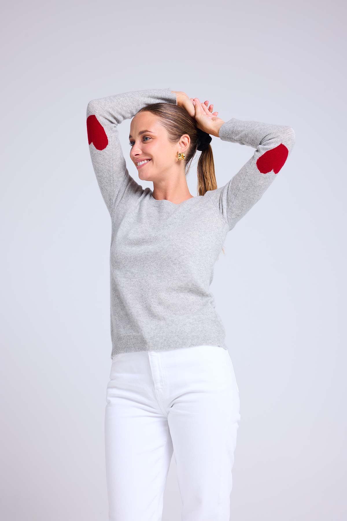 Zaime gris clair rouge