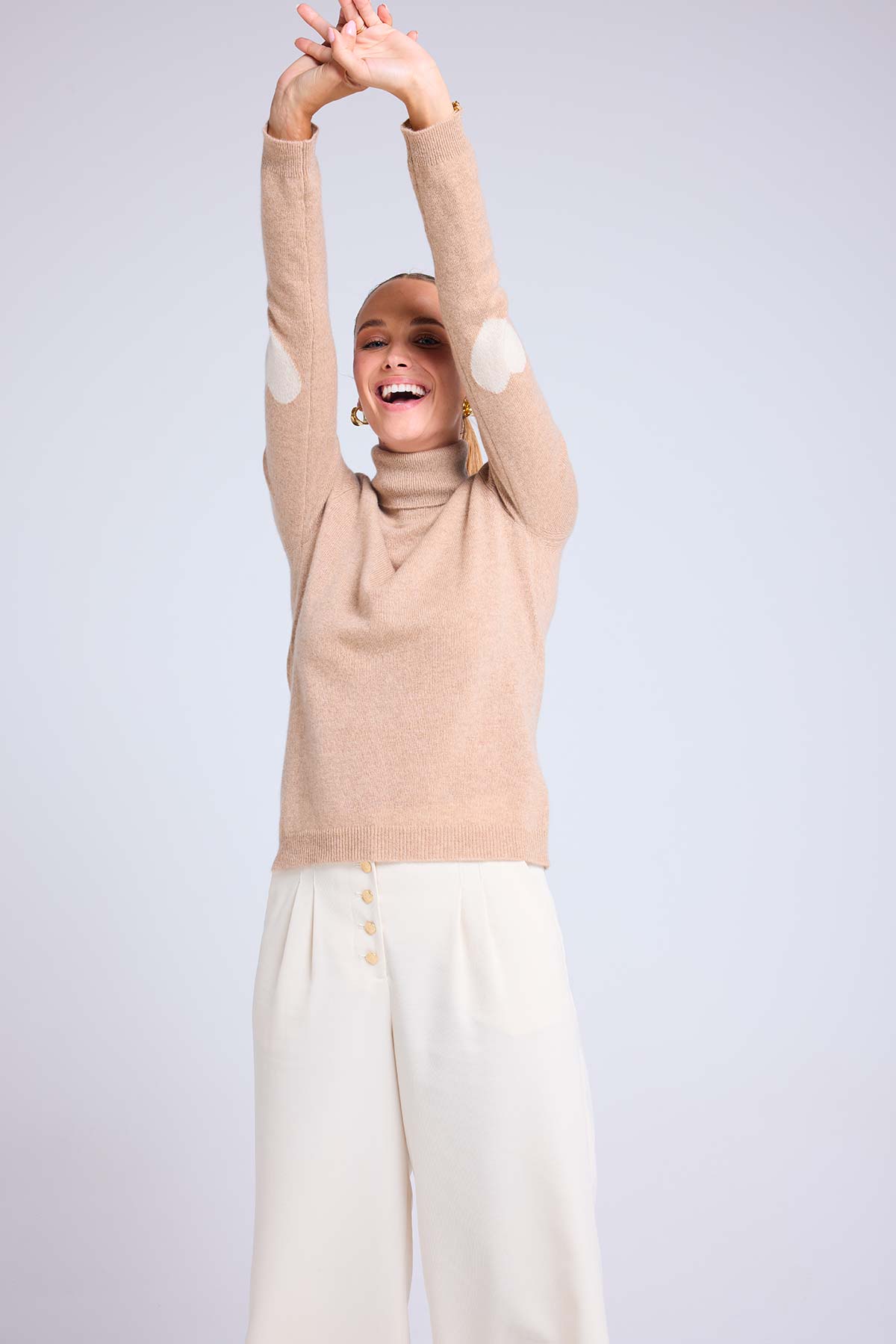 Zelly beige crème blanc
