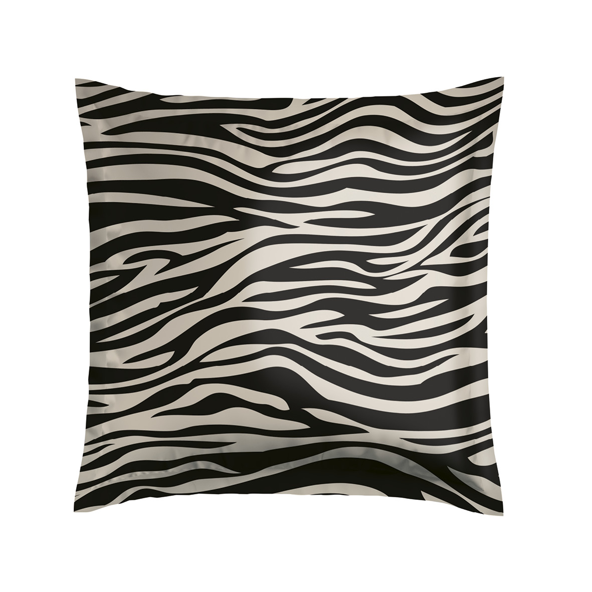 Set de 2 taies d'oreiller satin de coton Rêves zébrés