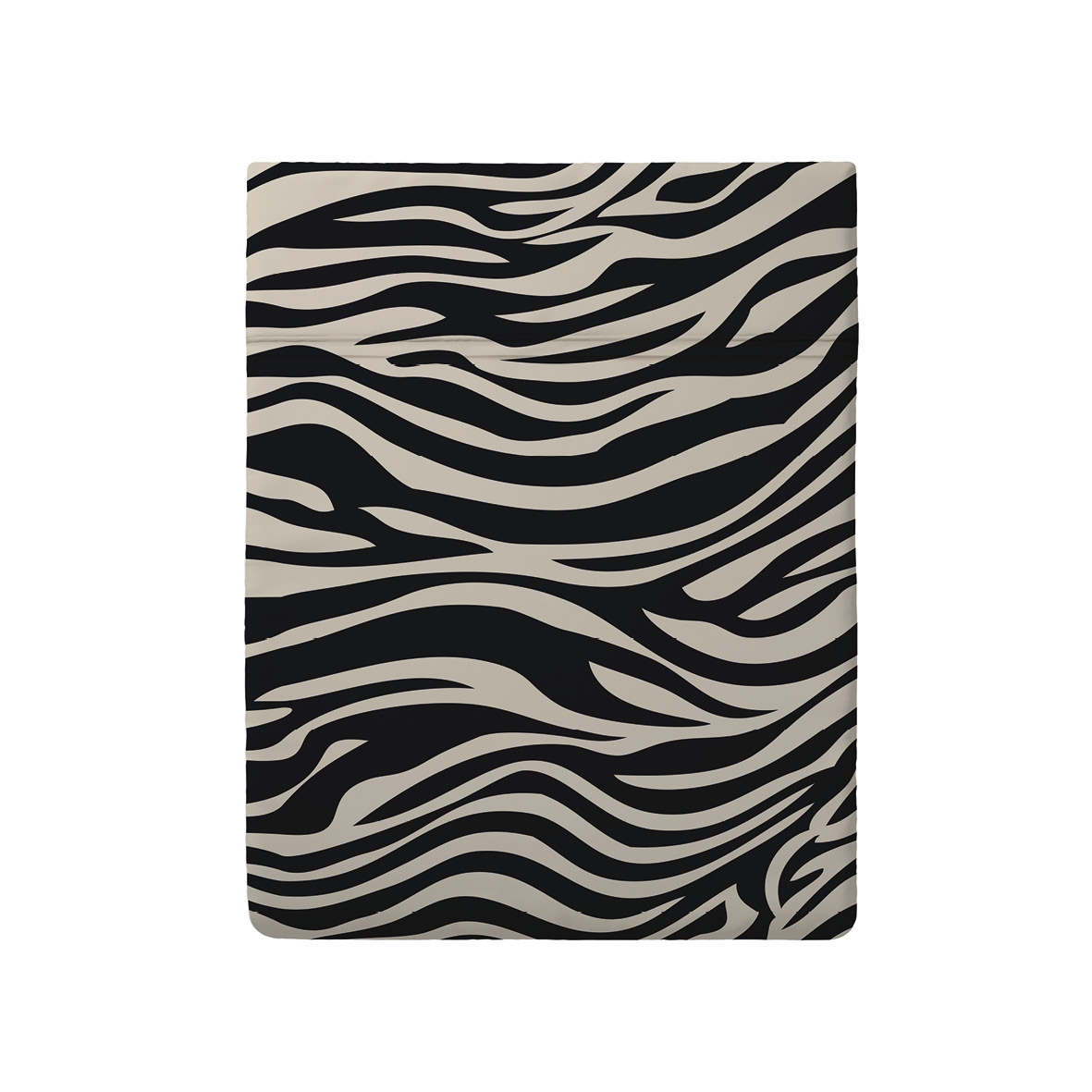 Drap plat satin de coton Rêves zébrés