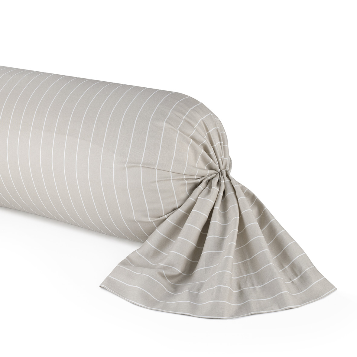 Taie de traversin satin de coton Rayures élégantes