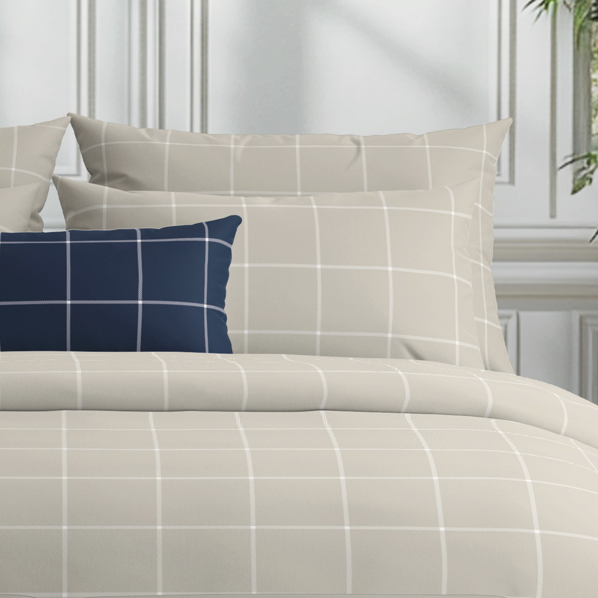 Taie de traversin satin de coton Amélia – Image 4