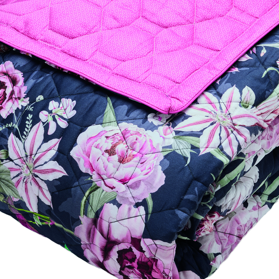 Couvre-lit satin de coton Eclat nocturne – Image 3