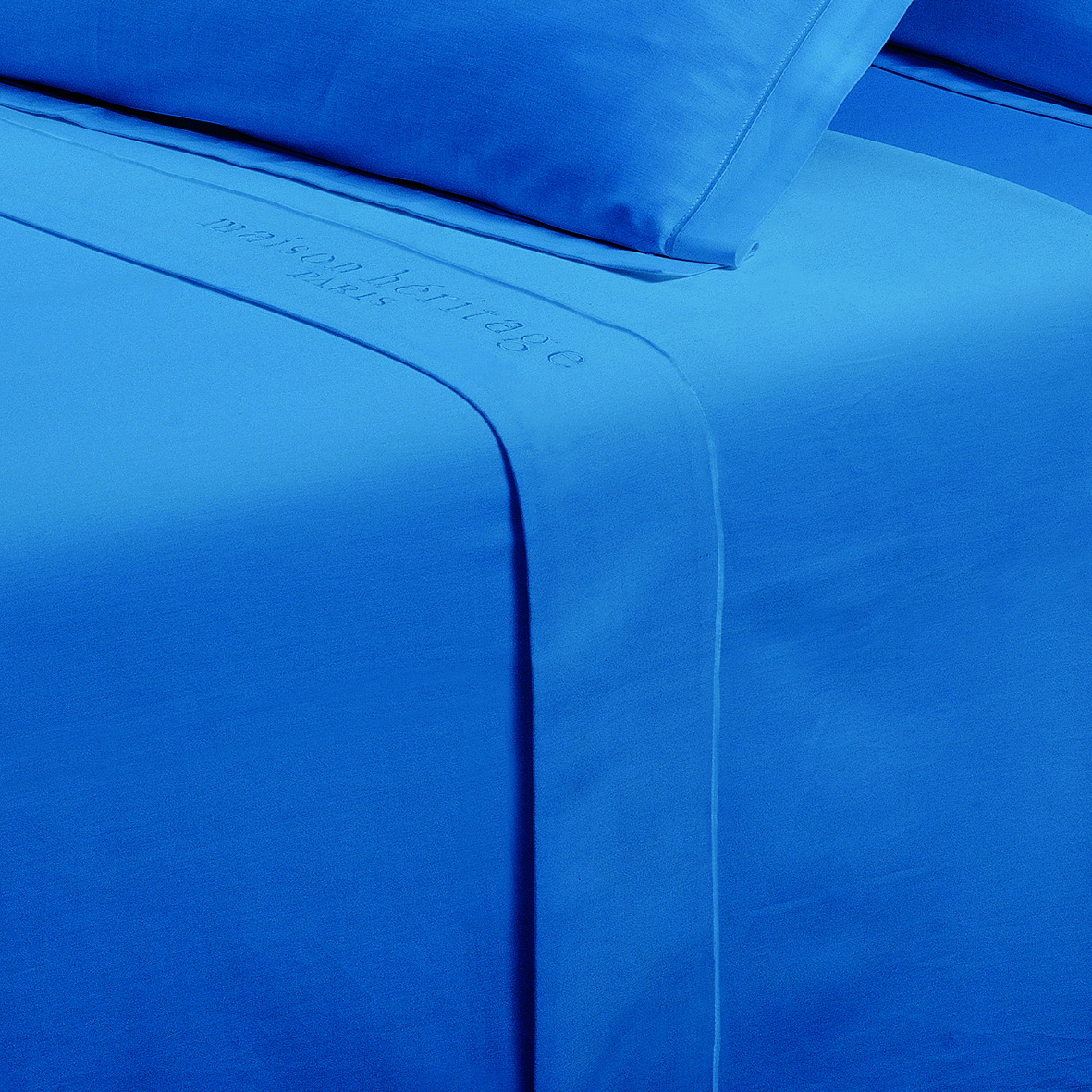 Drap plat satin de coton Uni 1 baratta – Image 5